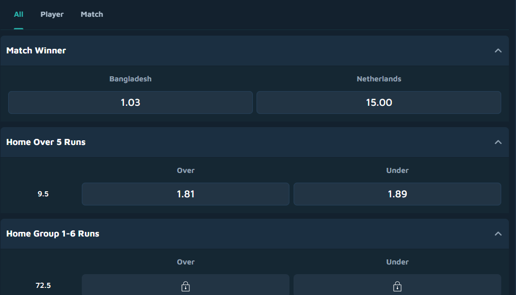 Step 4: Choose Your Bet Type