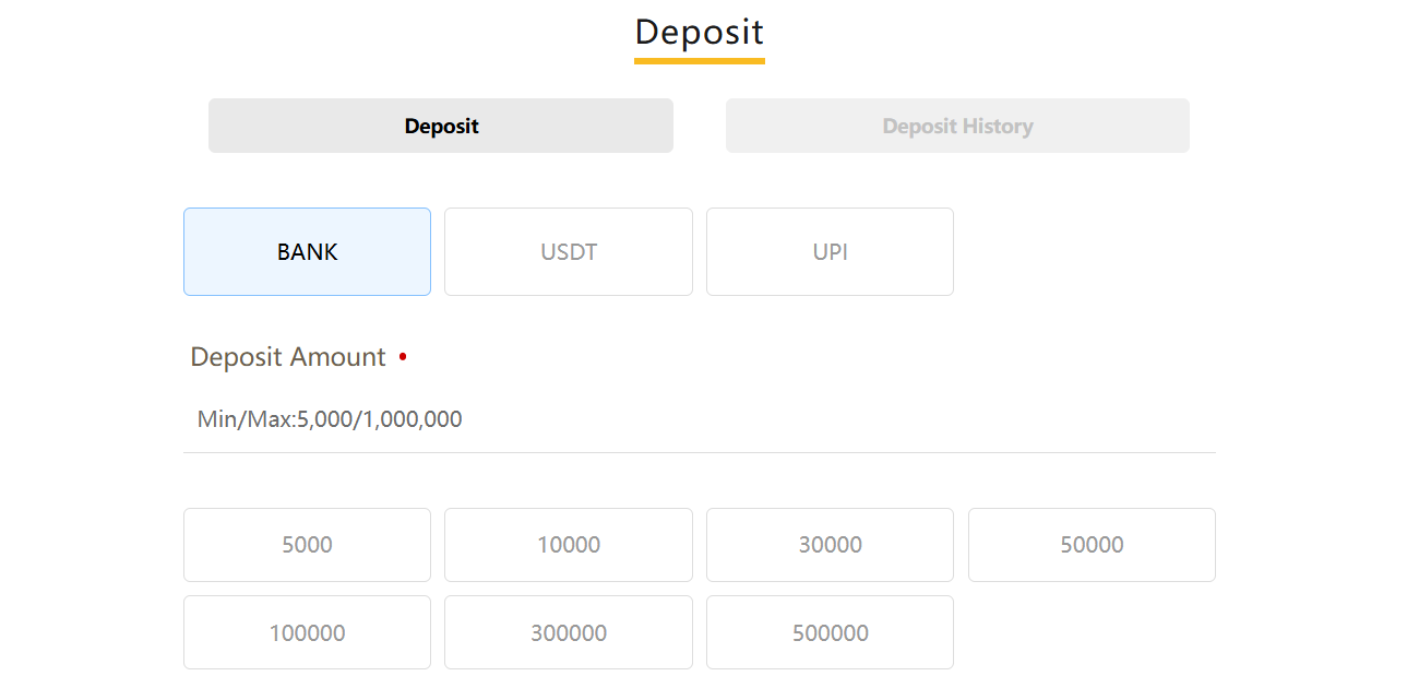 Deposit Funds