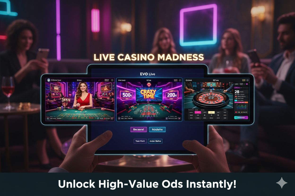 Live Casino Madness: Best EVO, Sexy & EZ Live Games 2026